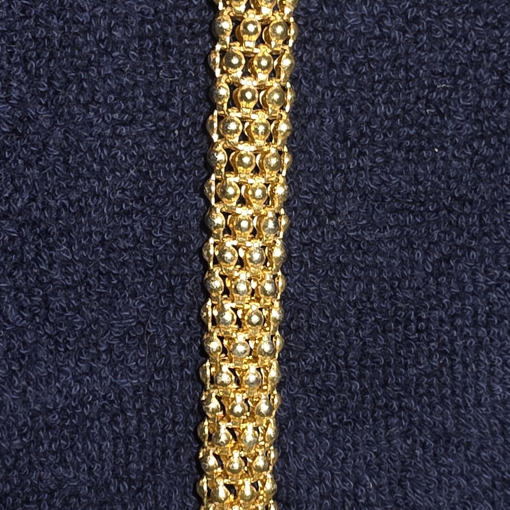 Goldtone  Beaded Neclace